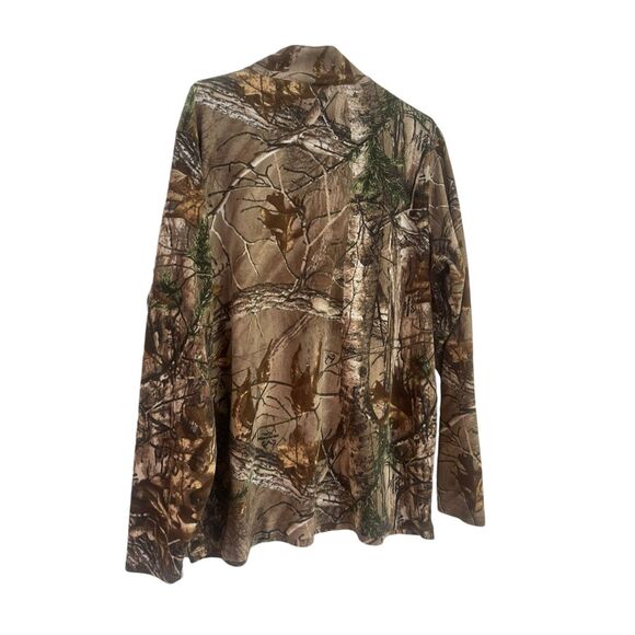 Dri Duck Mens Camouflage Outside Plam Quarter Zip Fleece Jacket Size XL - Picture 5 of 10